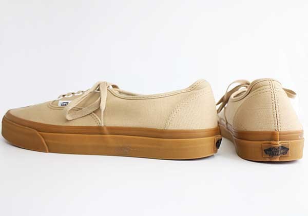 VANSバンズ AUTHENTICオーセンティック キャンバス ベージュ 10.5
