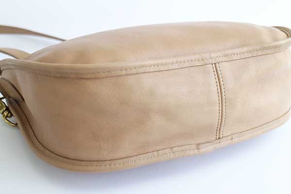 USA製 COACH オールド コーチ レザー ハンドバッグ ベージュ☆019