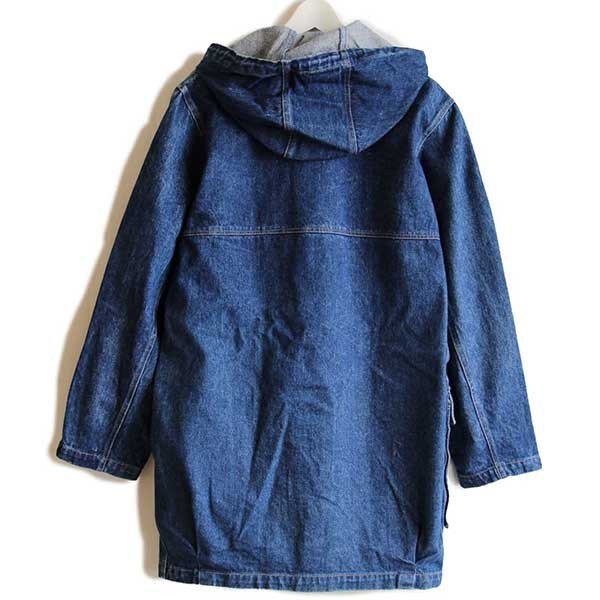 80s イタリア製 h.i.s デニム ダッフルコート - Sixpacjoe Web Shop