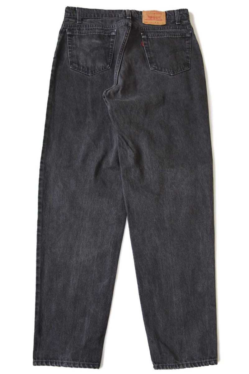 90s USA製 Levi'sリーバイス 560 ブラック デニムパンツ w36 L34☆16