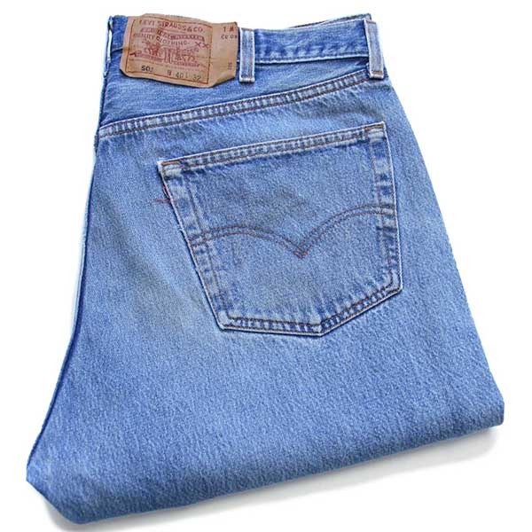90s USA製 Levi'sリーバイス 501 デニムパンツ w40 L32☆68