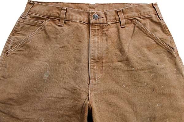 メキシコ製 carharttカーハート ダック地 ペインターパンツ ペンキ飛び