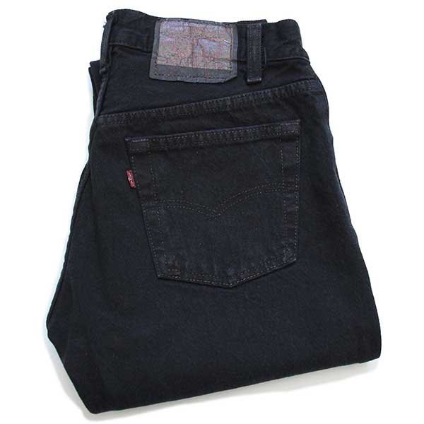 デッドストック☆80s USA製 Levi'sリーバイス 501 後染め ブラック