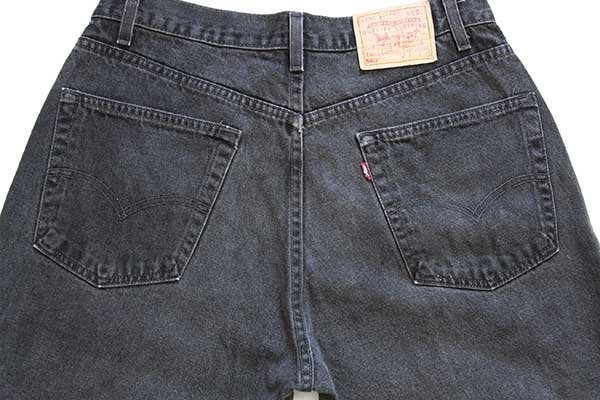 90s USA製 Levi'sリーバイス 569 ブラック デニムパンツ w34 L30