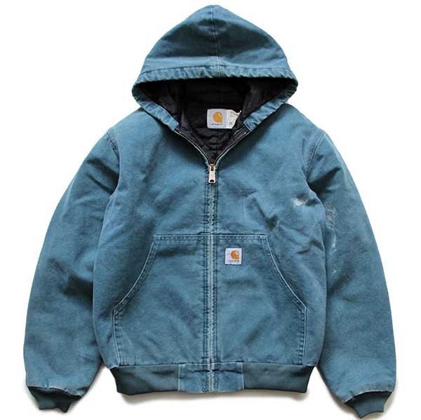 80s USA製 carharttカーハート キルティングライナー ダック地