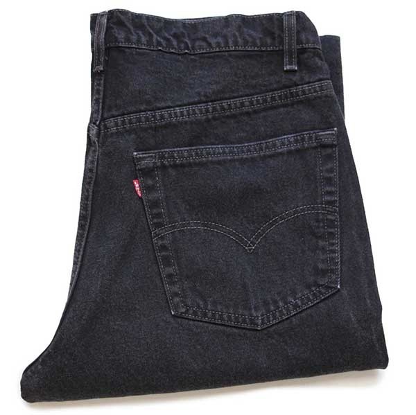 90s USA製 Levi'sリーバイス 517 ブラック デニムパンツ w38 L32