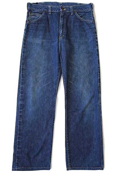 60s USA製 Leeリー 101Z サイド黒タグ 耳付き デニムパンツ w33