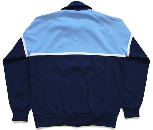 80s adidasアディダス トレフォイル ロゴ刺繍 ツートン ハイネック