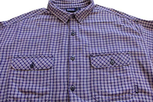 90s ポルトガル製 patagoniaパタゴニア チェック オーガニックコットン