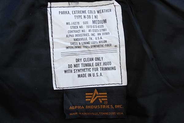 90s USA製 ALPHAアルファ N-3B フライトジャケット ワインレッド M