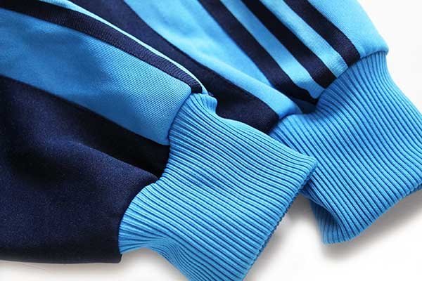 90s adidasアディダス トレフォイル ロゴ刺繍 ツートン 切り替え