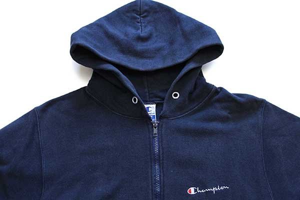 90s USA製 Championチャンピオン ワンポイント スクリプト ロゴ刺繍