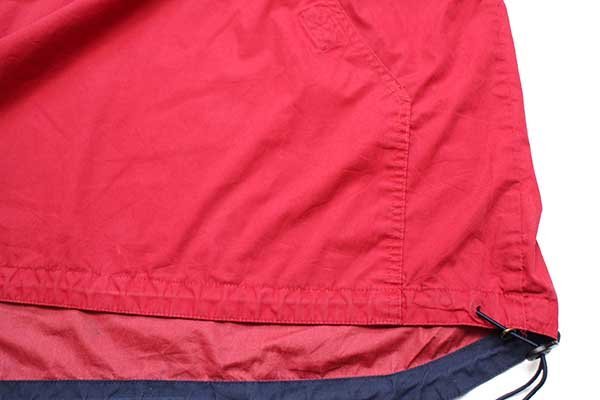 00s CHAPS ラルフローレン ハーフジップ プルオーバー ジャケット 濃赤