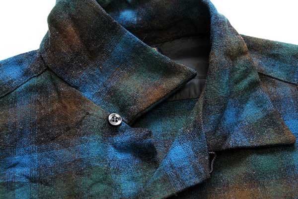 60s PENDLETONペンドルトン BULLOCK'S オンブレチェック ウール