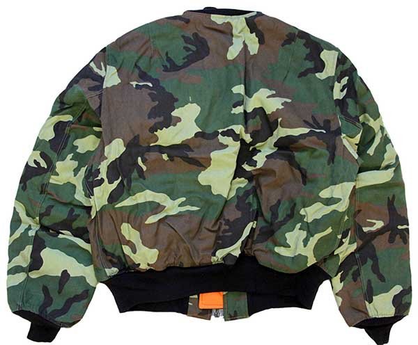 デッドストック☆90s USA製 CORINTH ウッドランドカモ コットン MA-1