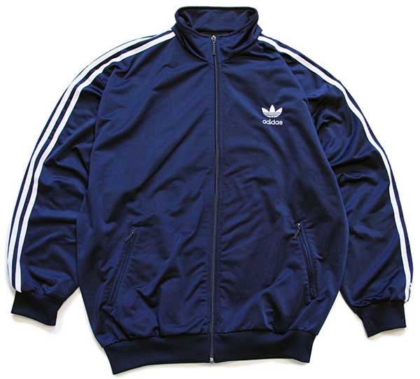 90s adidasアディダス トレフォイル ロゴ刺繍 トラックジャケット
