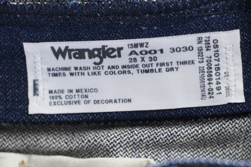 デッドストック☆00s メキシコ製 Wranglerラングラー 13MWZ デニム