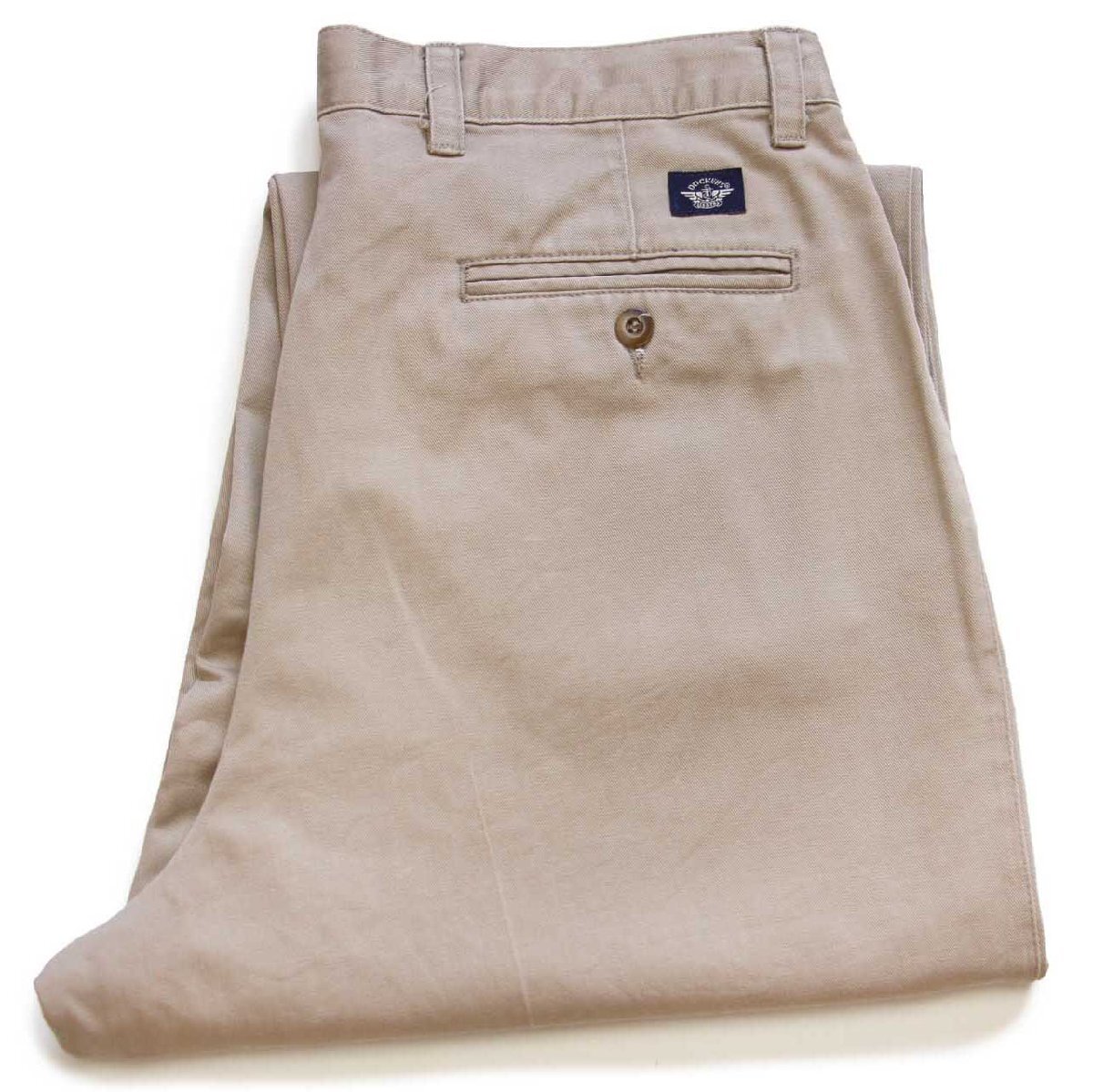 90s DOCKERSドッカーズ ツータック コットン チノパン グレーベージュ