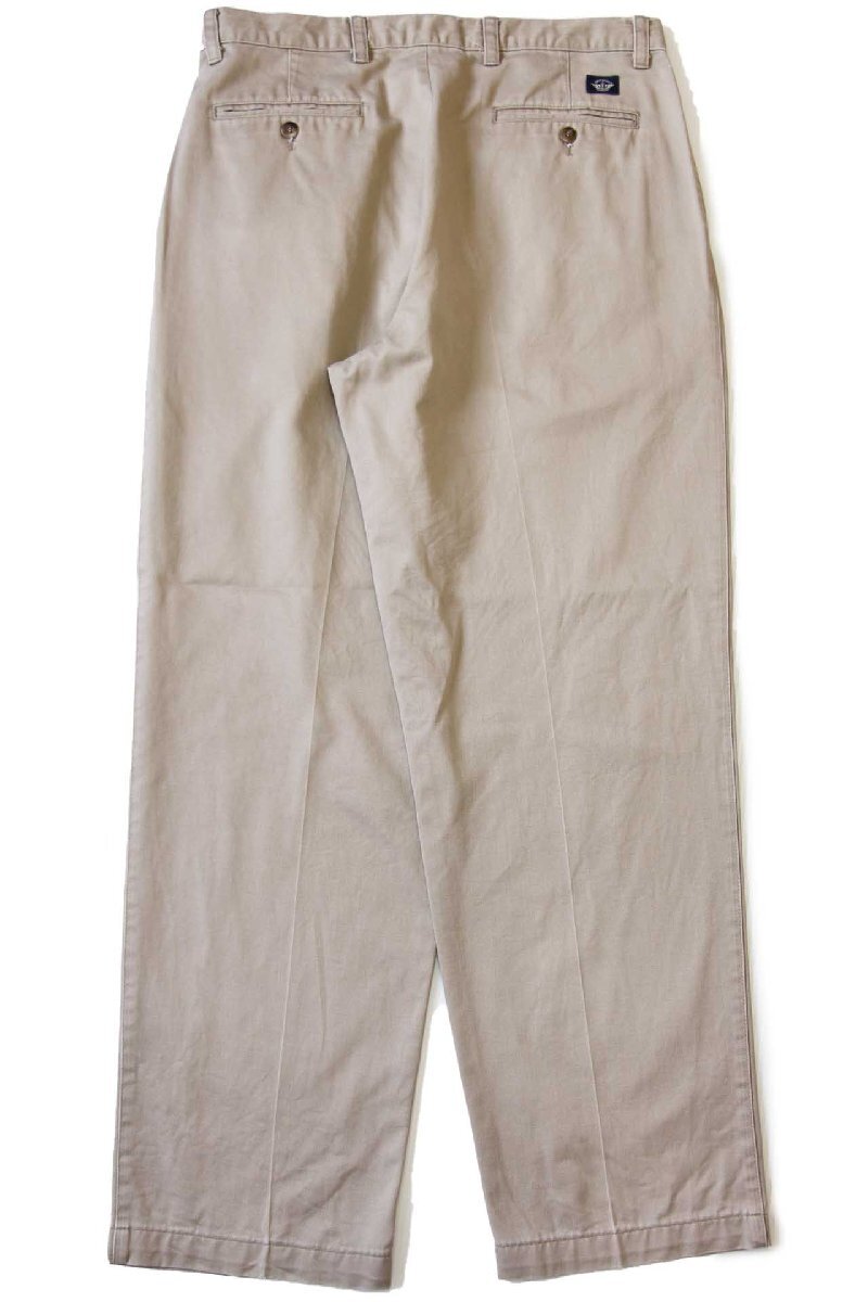 90s DOCKERSドッカーズ ツータック コットン チノパン グレーベージュ