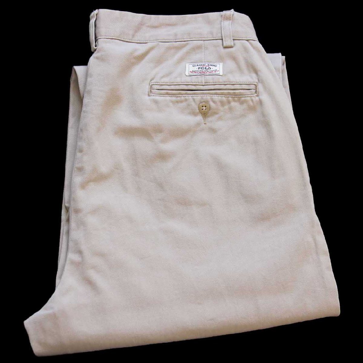 90s メキシコ製 ポロ ラルフローレン ANDREW PANT ツータック コットン