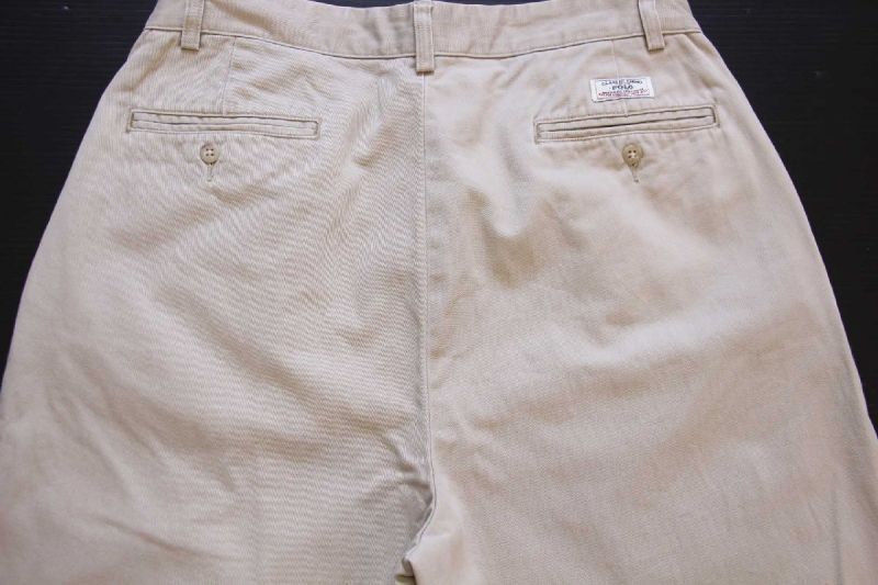 90s メキシコ製 ポロ ラルフローレン ANDREW PANT ツータック コットン