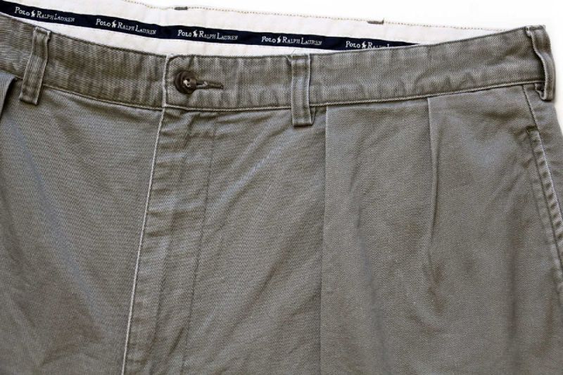 90s ポロ ラルフローレン ツータック コットン チノ ショートパンツ