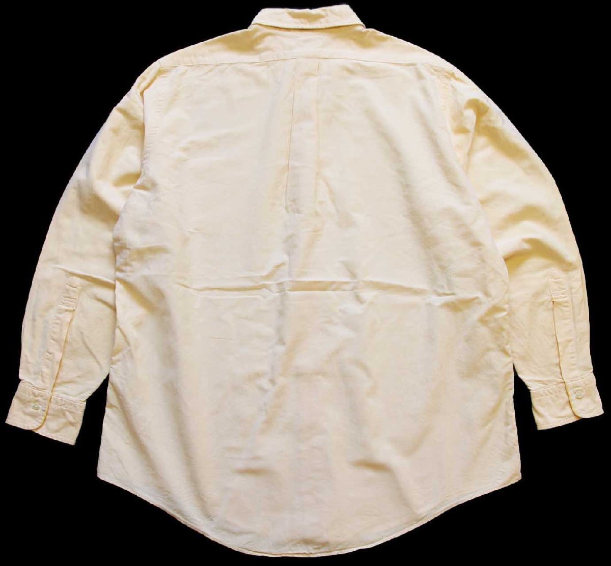 90s ブルックスブラザーズ オックスフォード白 長袖シャツ USA製 16 L