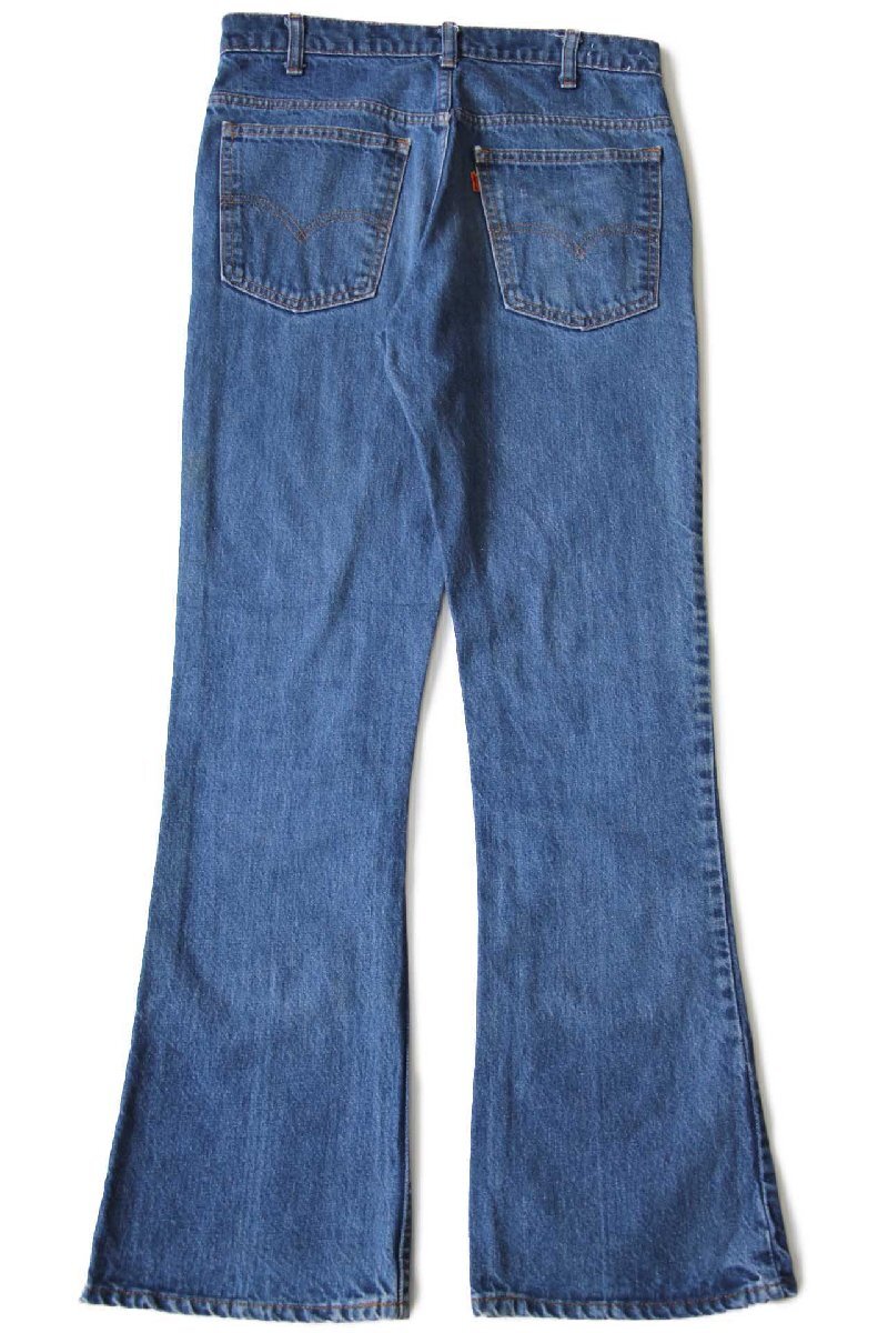 80s USA製 Levi'sリーバイス 646 デニムパンツ w32 L33☆ベルボトム