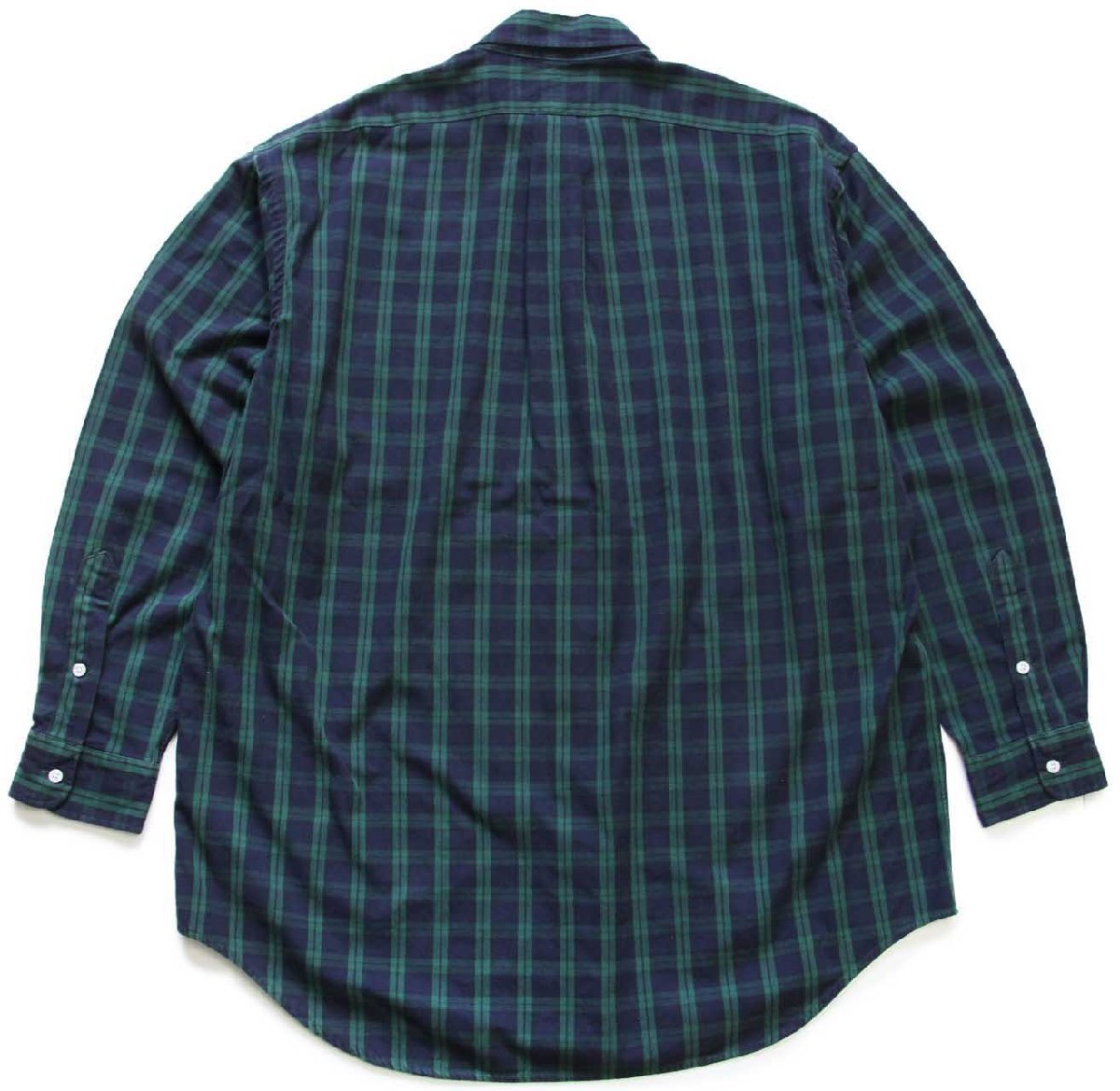 00s ラルフローレン BIG SHIRT ブラックウォッチ タータンチェック