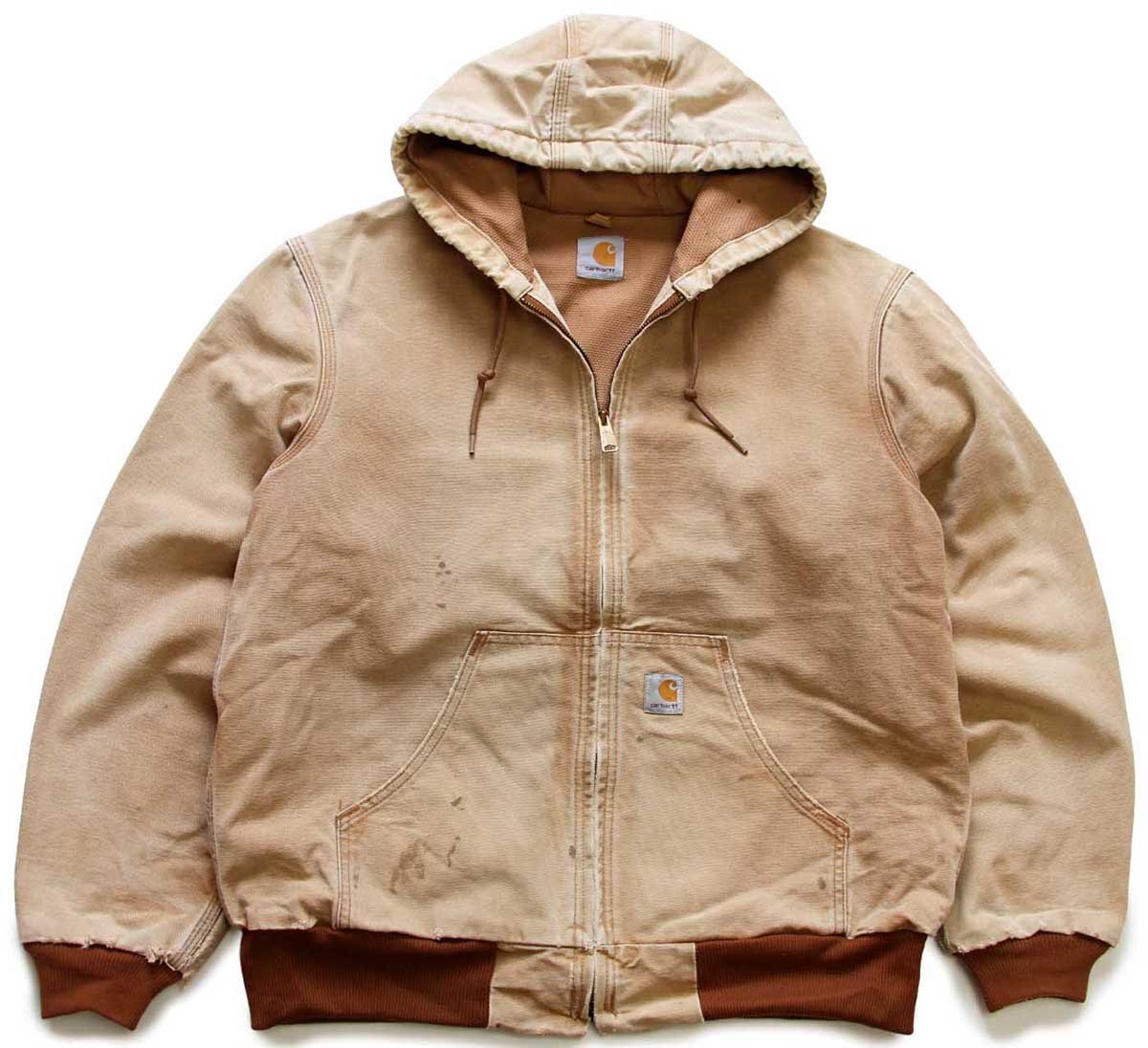 00s carharttカーハート ダメージ 裏サーマル ダック地 アクティブ