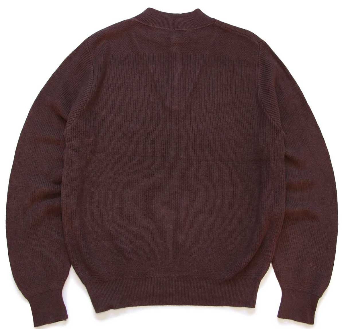 80s USA製 LANDS'ENDランズエンド 5ボタン ヘンリーネック コットン