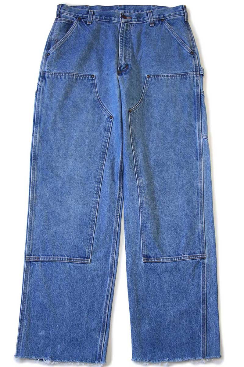 メキシコ製 carharttカーハート カットオフ ダブルニー デニム