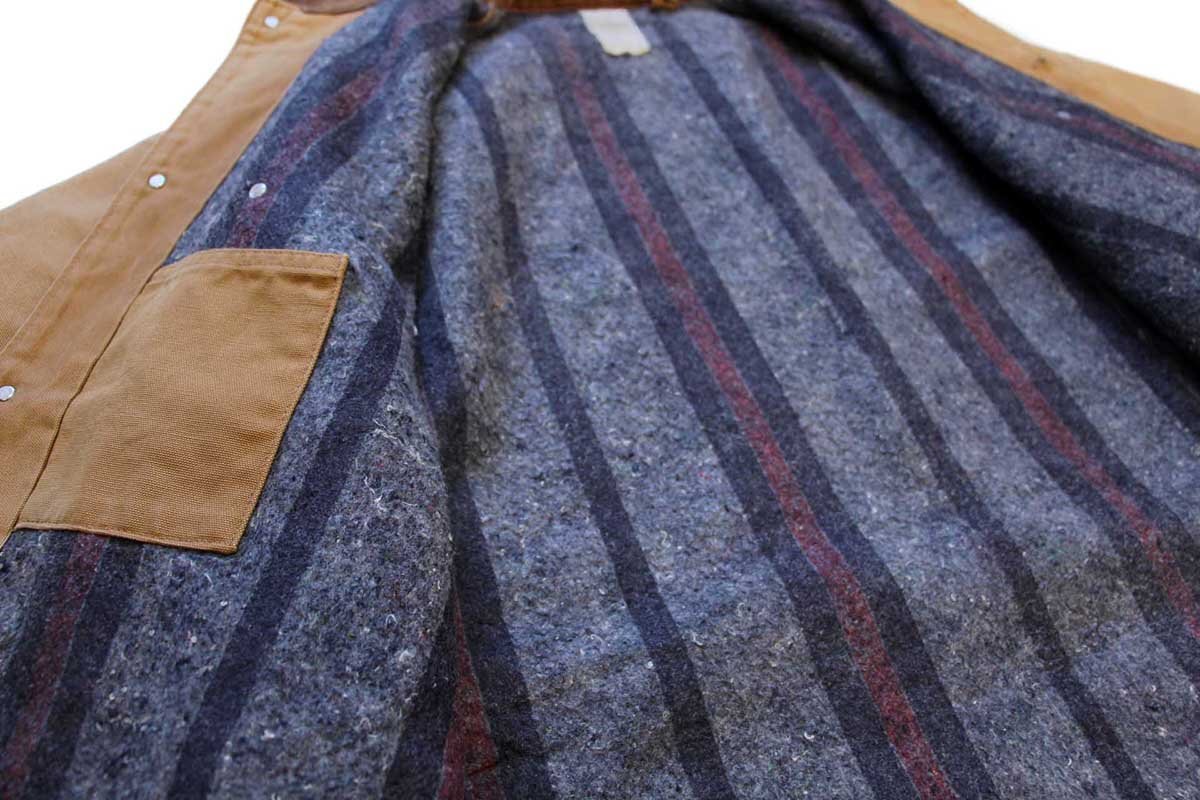 80s carharttカーハート ブランケットライナー ダック地 チョアコート