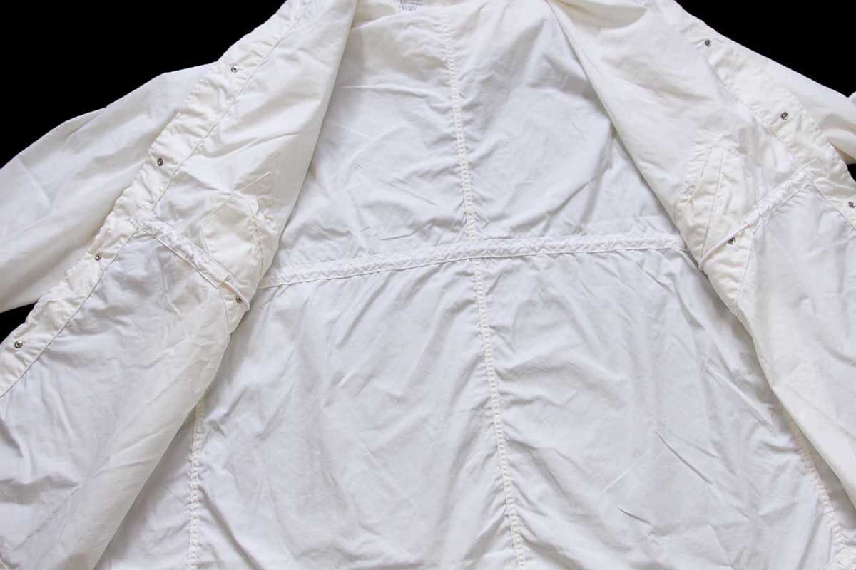 80s 米軍 U.S.ARMY スノーカモ フィールド パーカー ホワイト L☆B