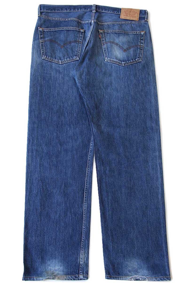 90s カナダ製 Levi'sリーバイス 501 デニムパンツ ヒゲ W38 L32☆155