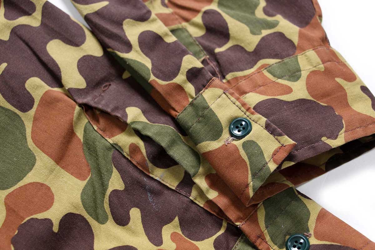 70s Duxbak ダックハンターカモ ハンティングシャツ L - Sixpacjoe Web