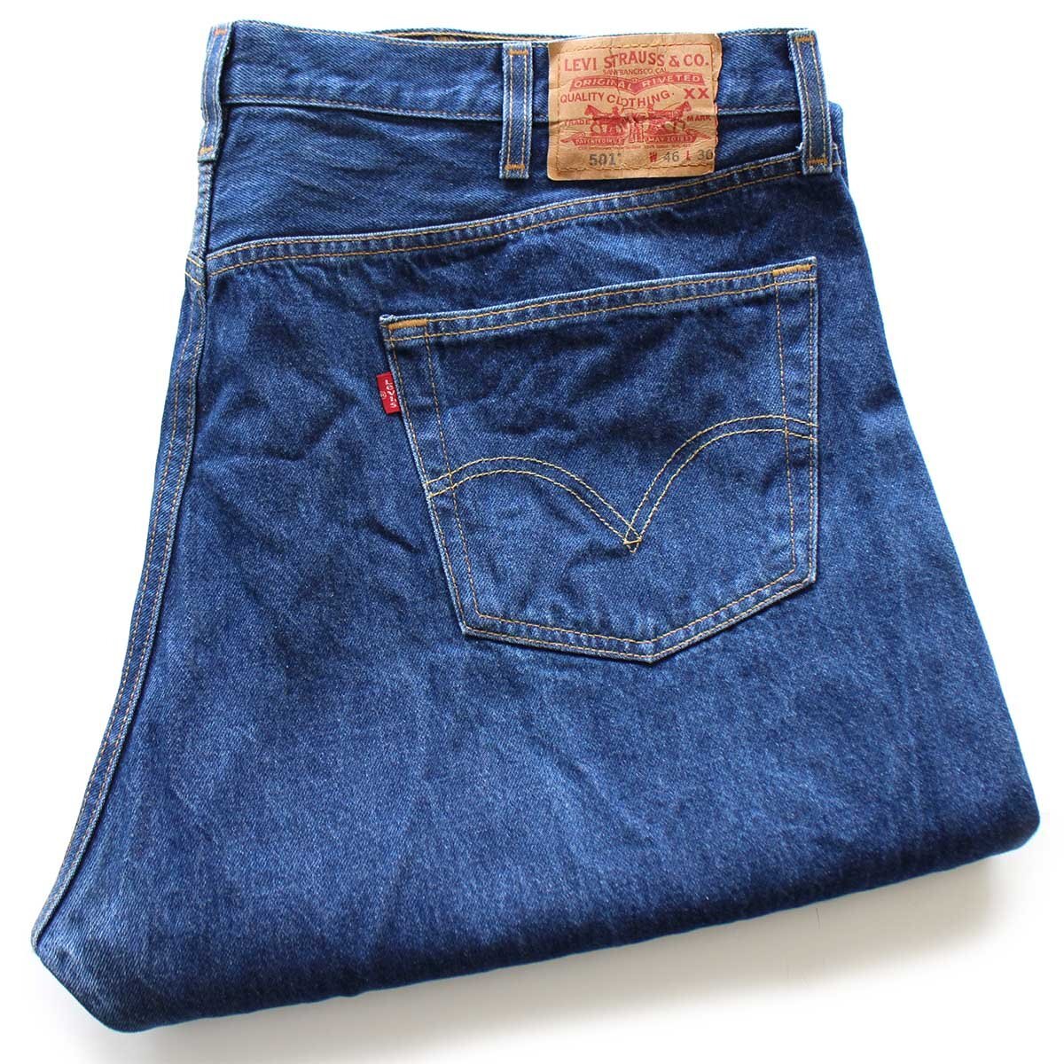 00s メキシコ製 Levi'sリーバイス 501 デニムパンツ W46 L30☆特大