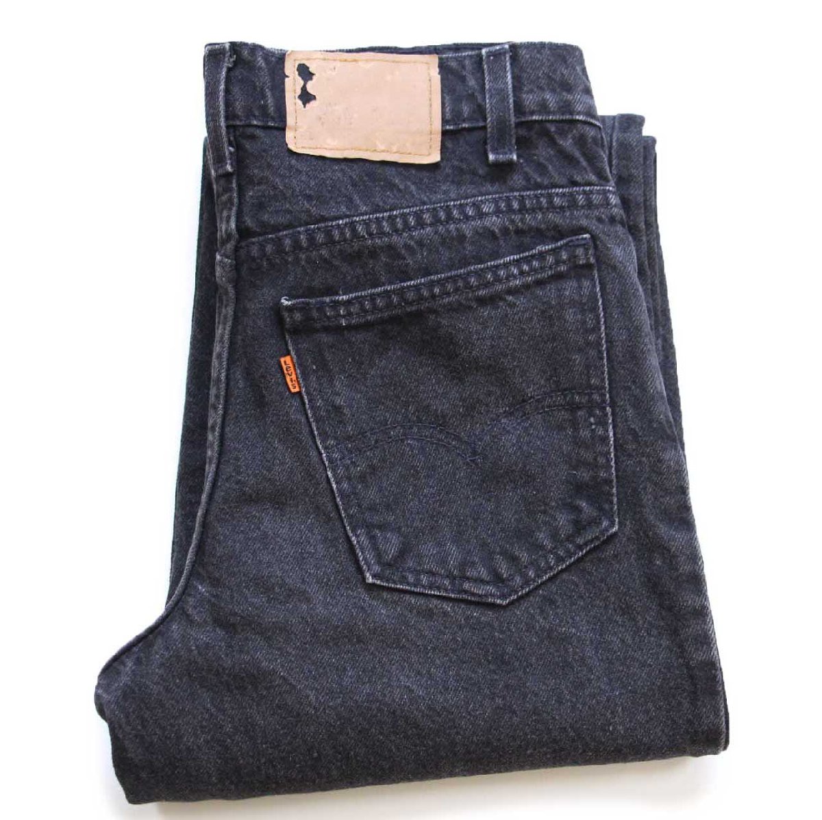 90s メキシコ製 Levi'sリーバイス 550 ブラック デニムパンツ W27 L28