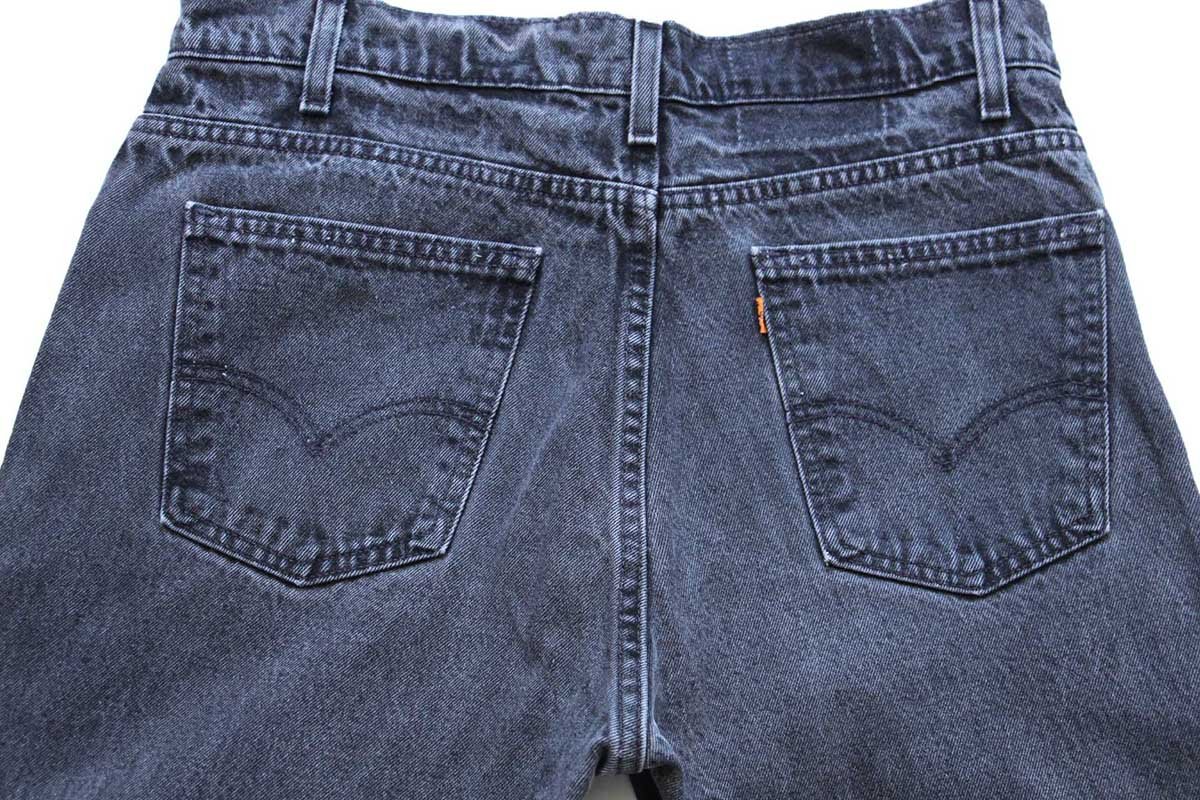 90s USA製 Levi'sリーバイス 505 ブラック デニムパンツ W36 L32
