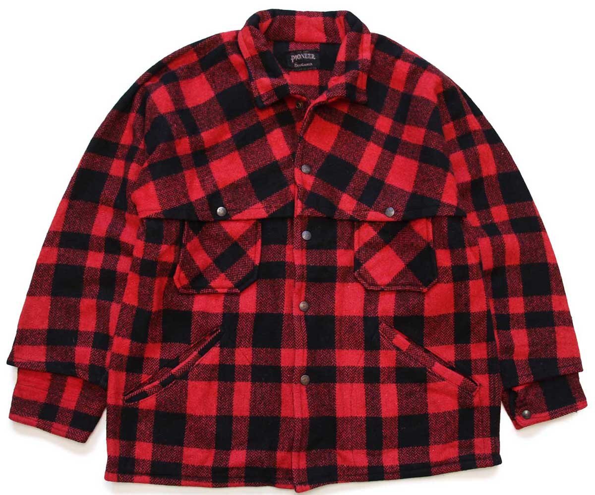 60s カナダ製 PIONEER バッファローチェック マッキーノ ウール