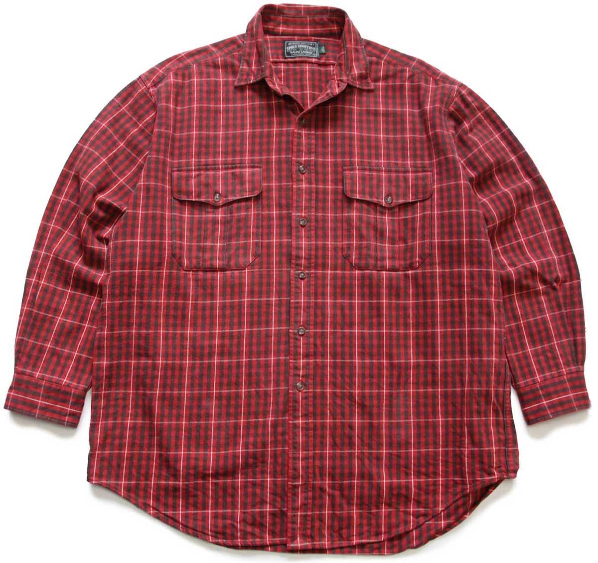 80s POLO COUNTRY ポロ カントリー ラルフローレン チェック コットン