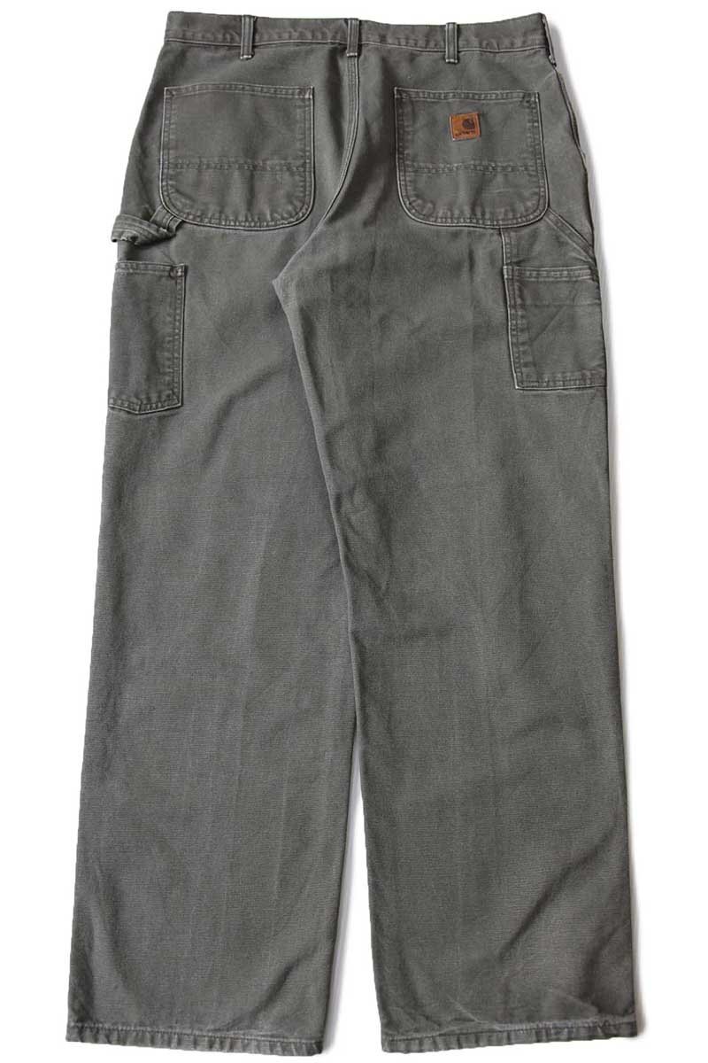 carharttカーハート ダック地 ペインターパンツ モスグリーン w34 L32