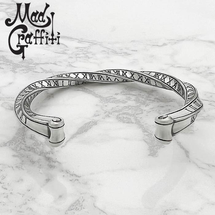マッドグラフィティ Mad Graffiti シルバー バングル アブソリュート