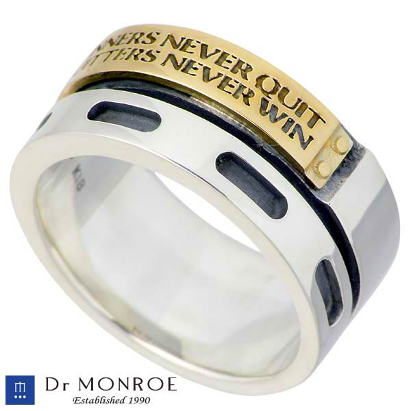 Dr MONROE(ドクターモンロー) シルバー リング K18YG 18金コンビ