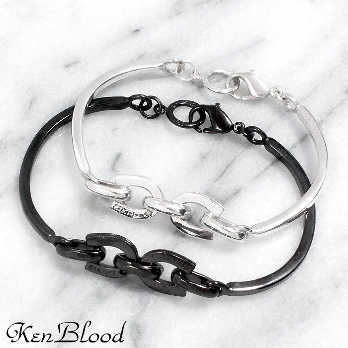 KEN BLOOD【ケンブラッド】シルバー ペア ブレスレット ダイヤモンド