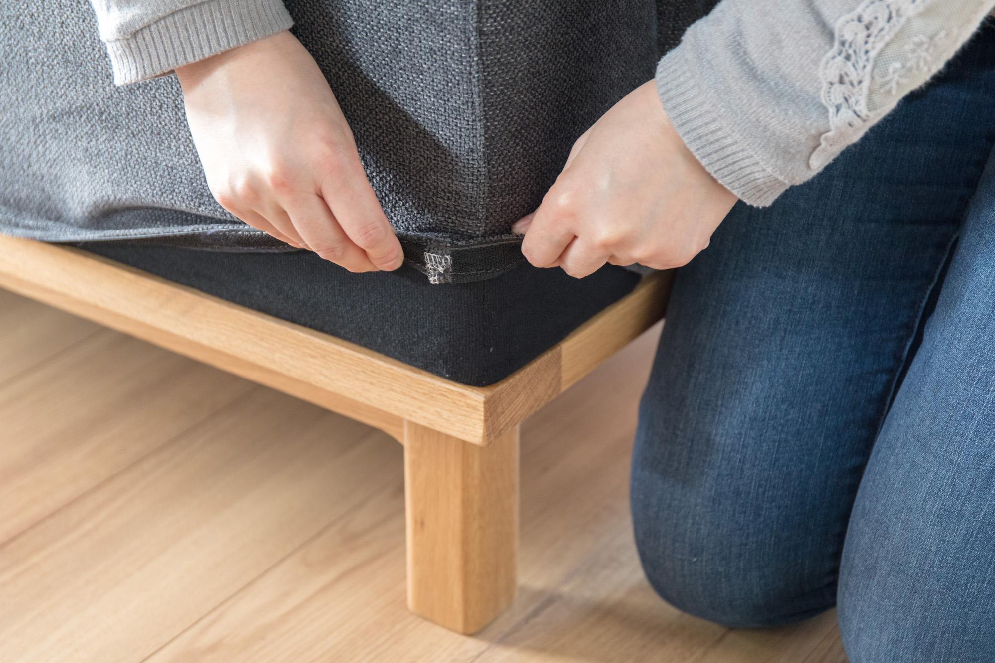 SIEVE】 レクト ユニットソファ ロング ブラウンフレーム 旧仕様