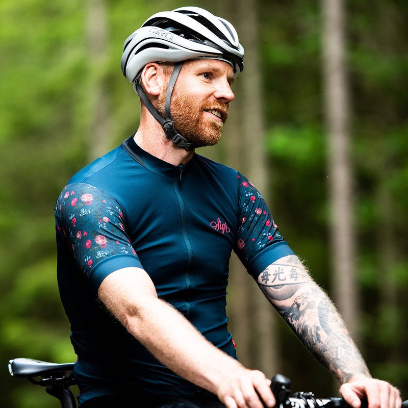 REI サイクリングジャージ コットン ボーダー XXL これからの季節