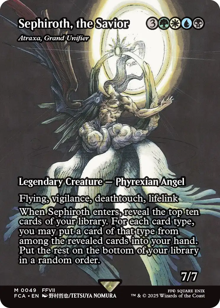 MTG 救済者、セフィロス日本語foil