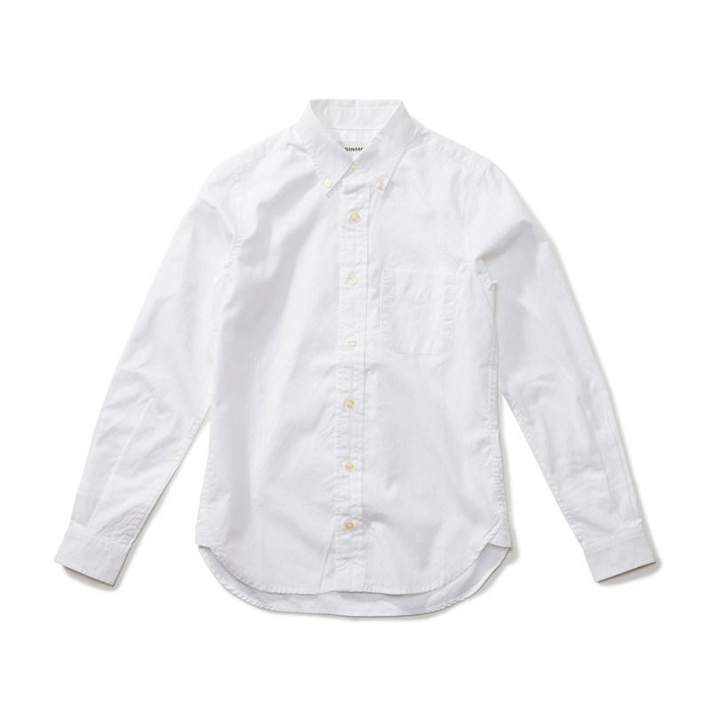 オックスフォードボタンダウンシャツ ホワイト | SINME