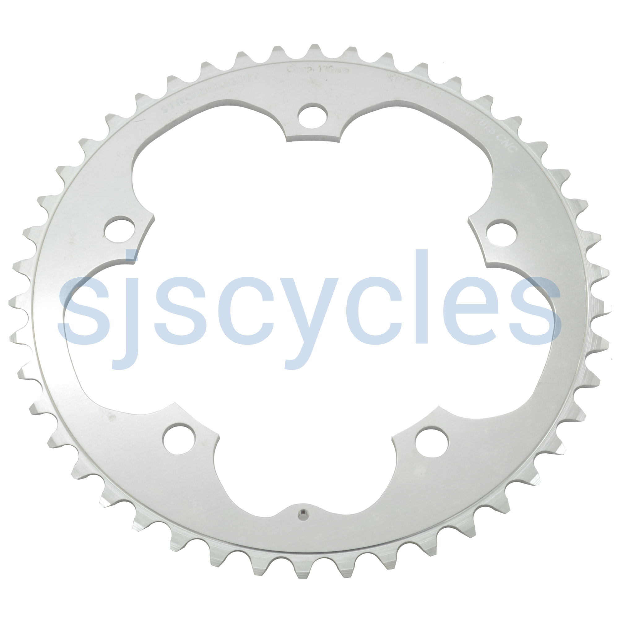 ZICRAL STRONGLIGHT チェーンリング シルバー 56T44T ZICRAL